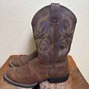 Justin Boots Mens 8D Stampede Cattleman 7200 J-Flex Western Cowboy Rodeo Country